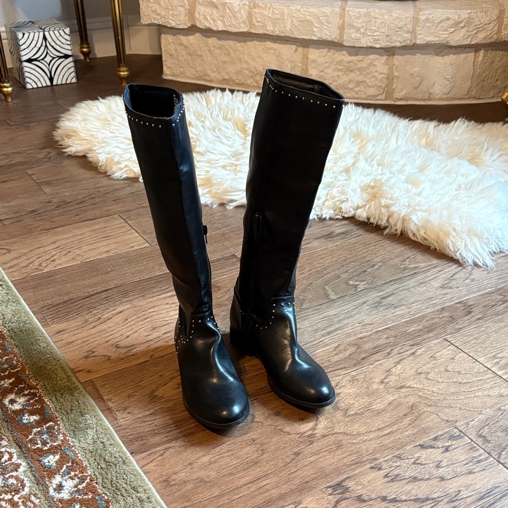 Steve Madden Black Over the Knee Boots